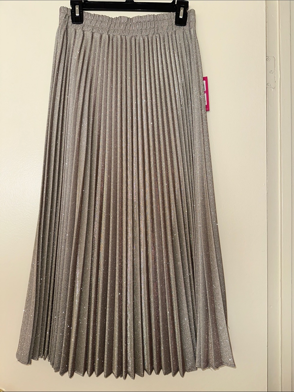 Long pleated skirt